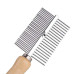 SE-6149  Pups & Pets Double Sided Stainless Steel with Wood Handle Grooming Comb for Dog, Cats and Pets